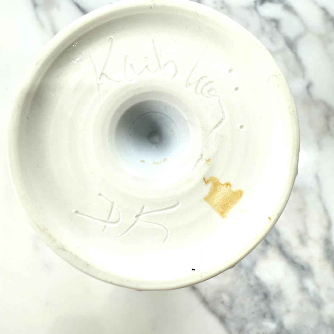 デンマークの作家物 陶器製カクテルグラス、小ゴブレット 5個セット