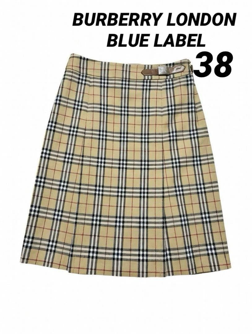 BURBERRY BLUE LABEL ノバチェック柄 スカート 38 - メルカリ