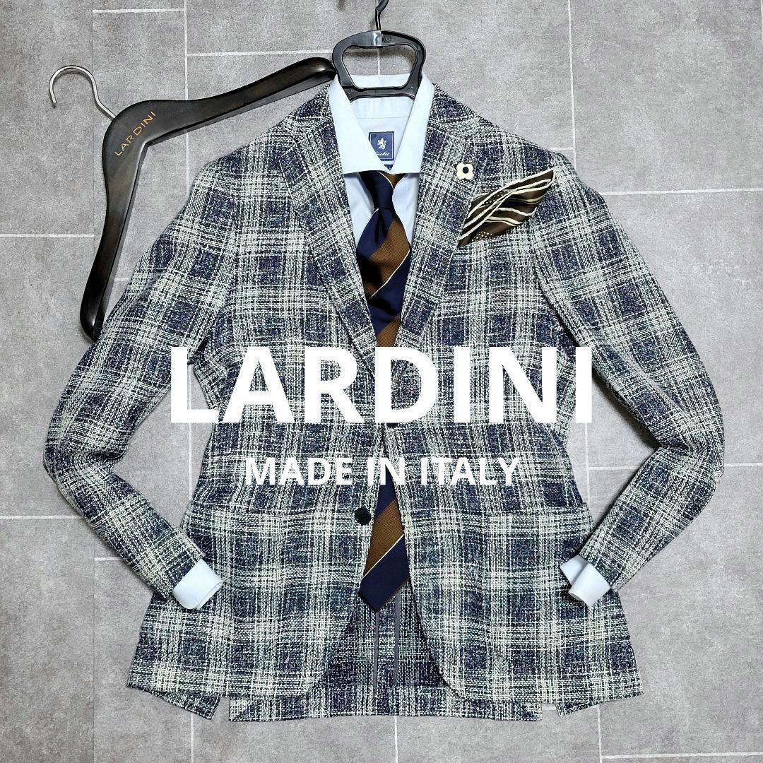 ☆未使用近 ラルディーニ 春夏 超高級四者混 ふんわり生地 テーラード