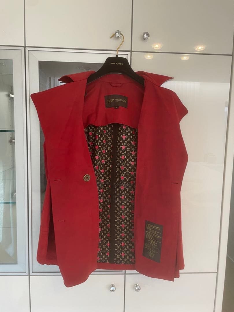 LOUIS VUITTON チェリー柄 マッキントッシュコート 40 - メルカリ