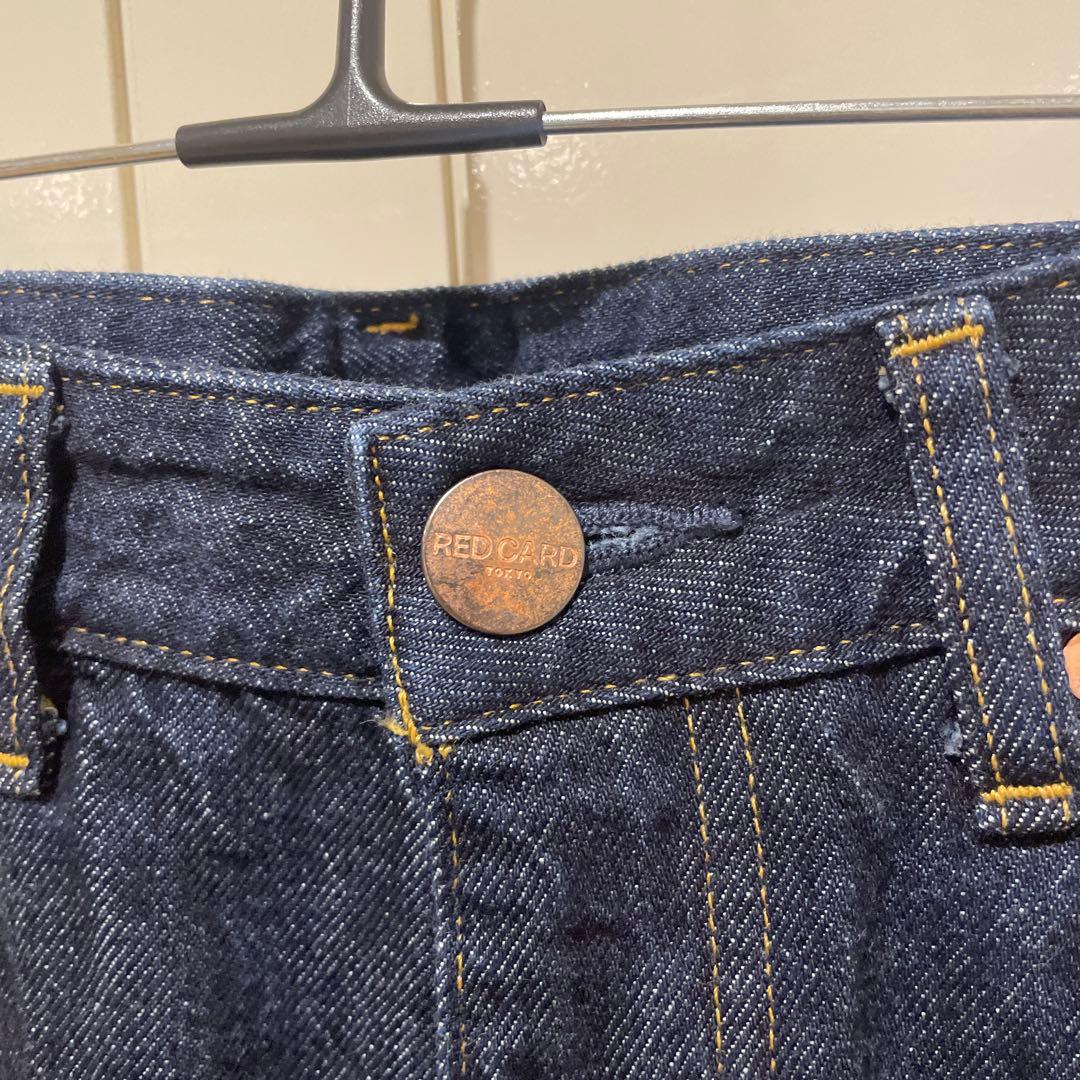 レッドカード JAZZ ルーズテーパード デニムパンツ 濃厚26 - メルカリ