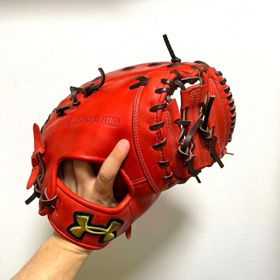 アンダーアーマー 型抜群 即戦力 美品 軟式 ファーストミット - メルカリ
