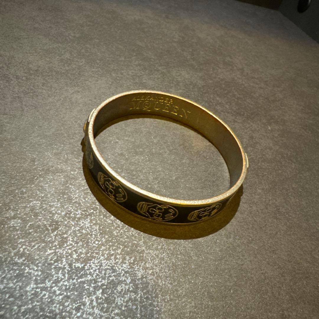 Alexander McQUEEN バングル ブレスレット 楽天市場】【中古】 アレキサンダーマックイーン バングル