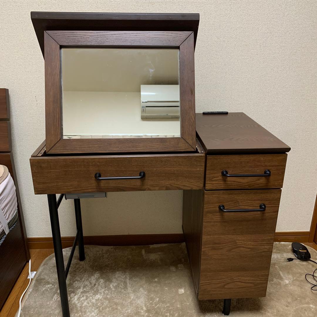 LOWYAドレッサーデスク ドレッサー デスク 収納付 [幅110] | 【公式】LOWYA(ロウヤ) 家具