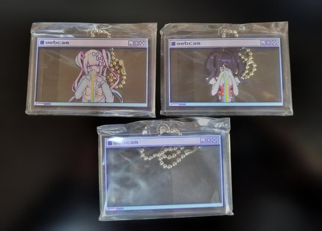 【希少品】コミケ ニーディガールオーバードーズ　キーホルダー グッズ-キーホルダー】NEEDY GIRL OVERDOSE アニメキービジュアル第1弾