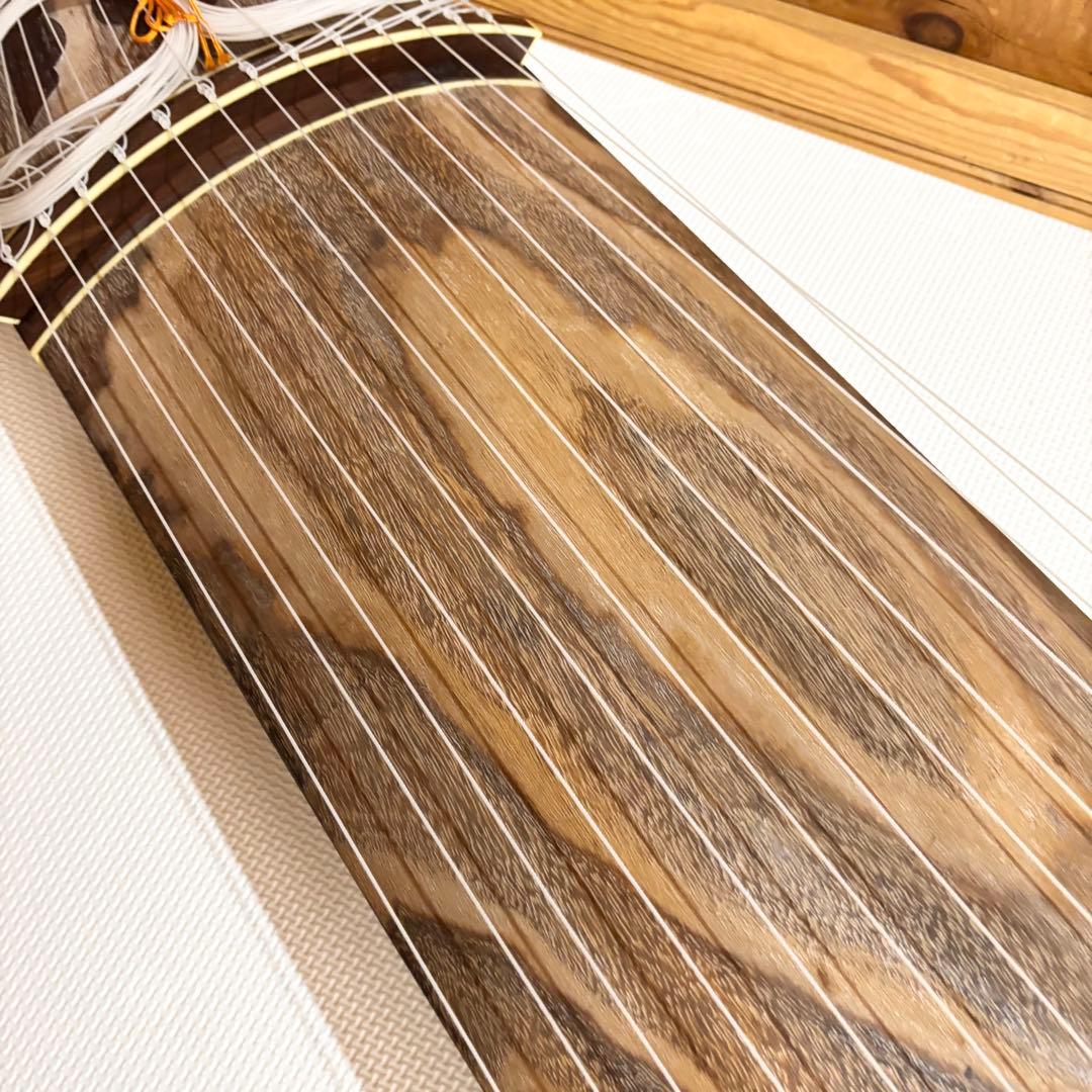 琴 十三弦 金蒔絵 並甲 すだれ彫り 13弦 和楽器 - メルカリ