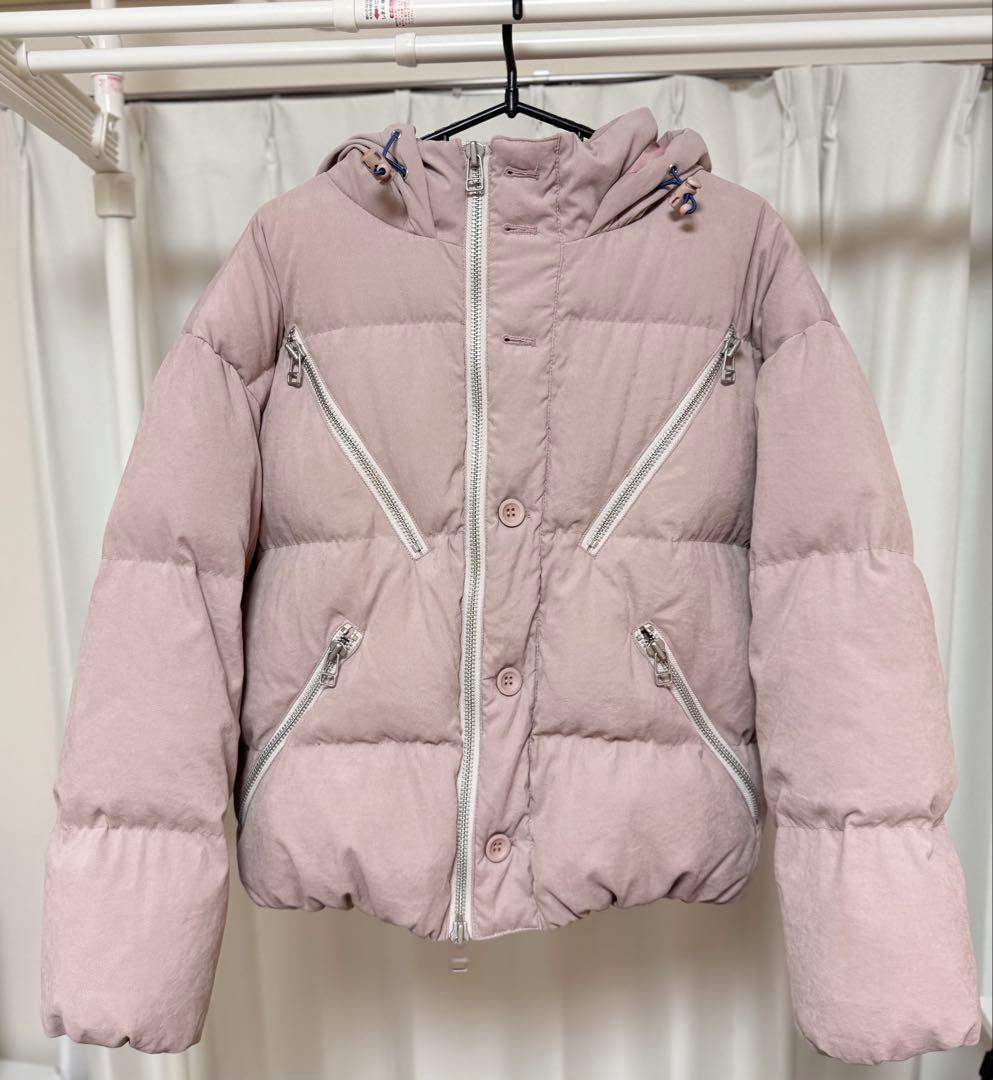 ケ*ロ様 harapeco ダウンジャケット ピンクベージュ M - メルカリ