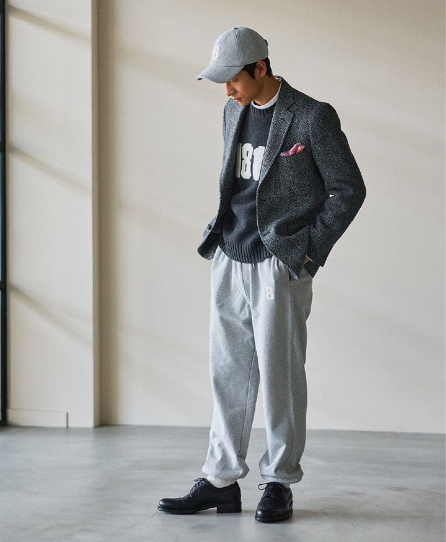 ブルックブラザーズ セットアップネイビー パーカーとパンツセット S