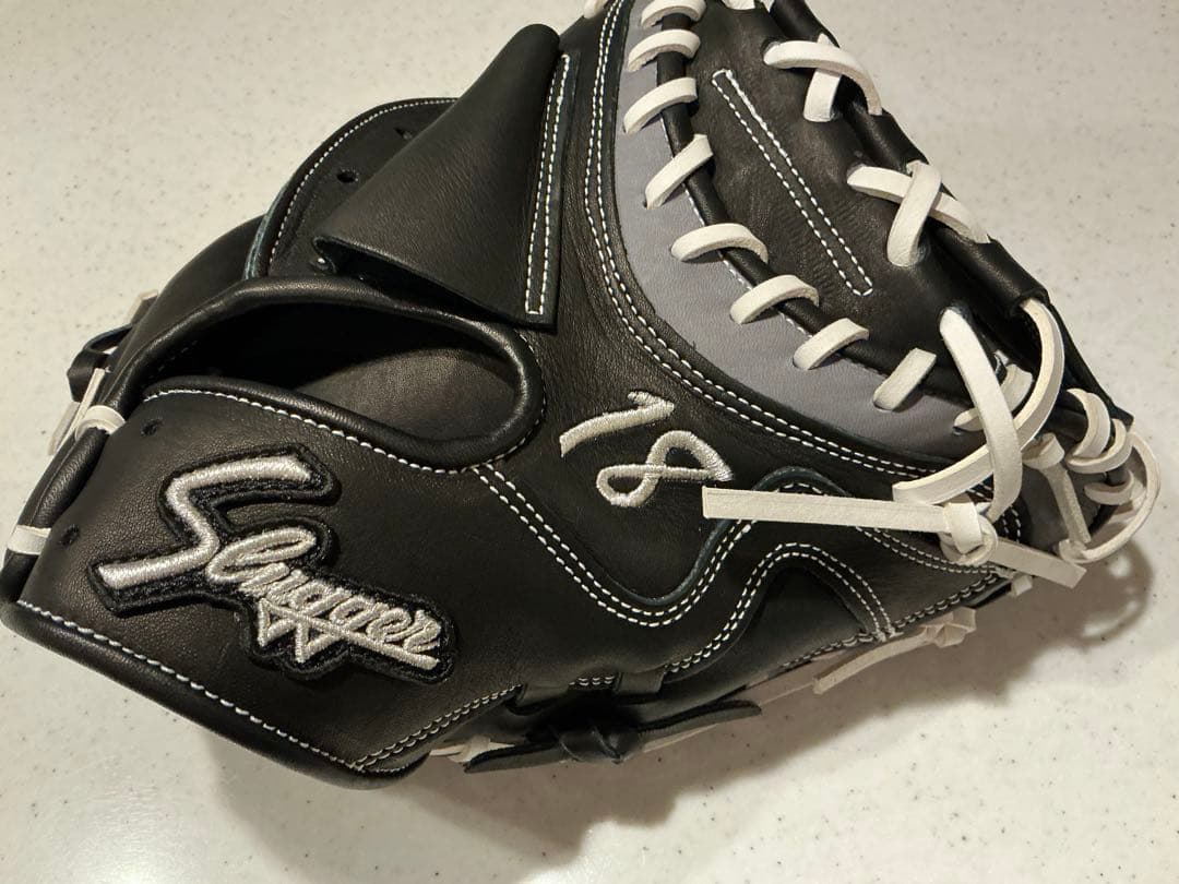 新品未使用 久保田スラッガー 軟式 オーダー キャッチャーミット KSM038 新品未使用 久保田スラッガー 軟式 オーダー キャッチャーミット