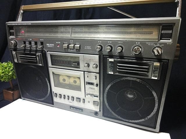 ♪昭和銘機 清掃整備済ラジカセ National 迫力音質　RX-5400♪ ♪昭和銘機 清掃整備ラジカセ National AMBIENCE RX-5150 - メルカリ