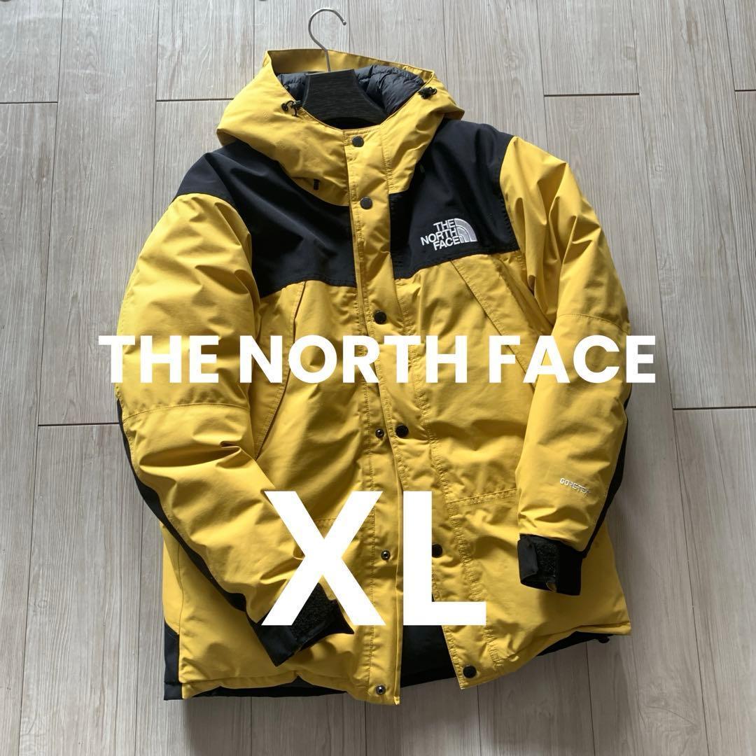 【ノースフェイス】マウンテンダウンパーカー　イエロー　XL GORE-TEX THE NORTH FACE マウンテンパーカー XL / ノースフェイス マウンテン