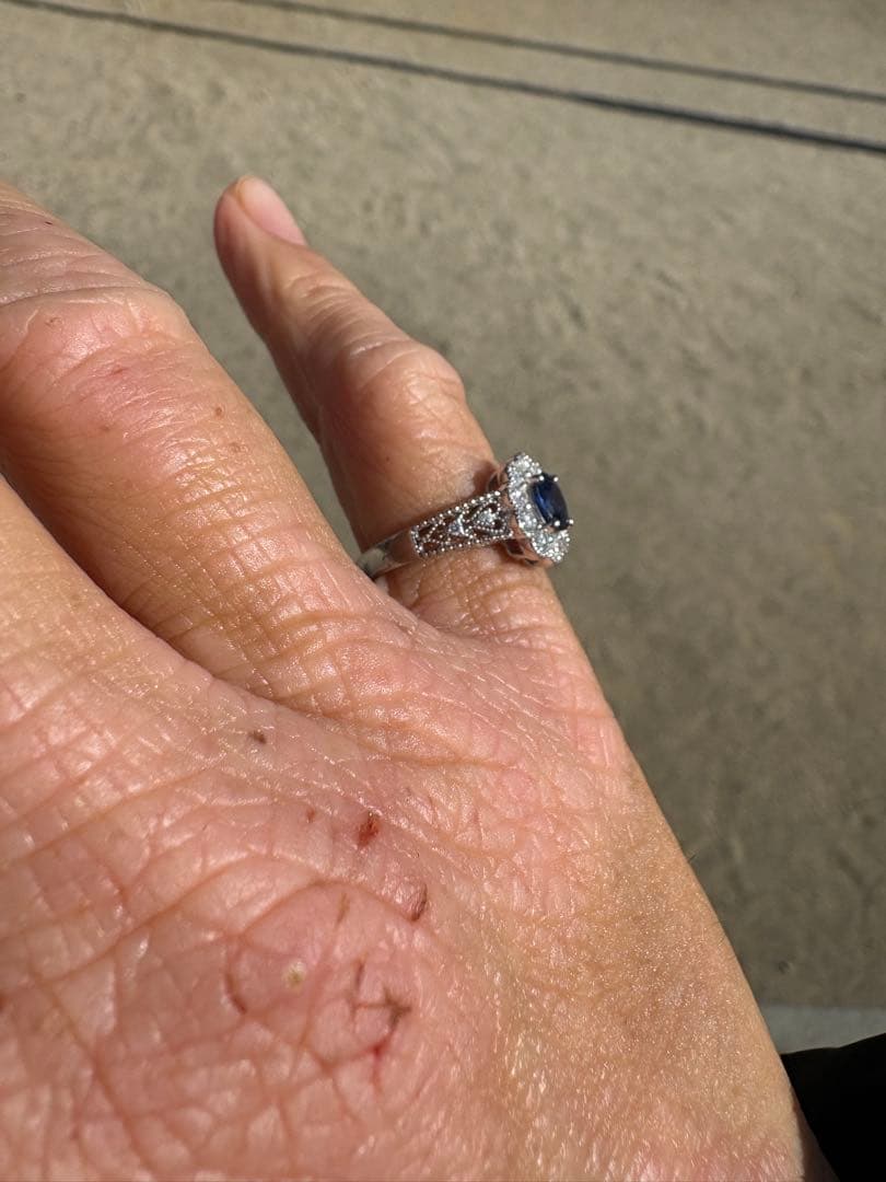 3*5様 ミニバック付【ツツミ】ブルーサファイアのリング 13号 - メルカリ