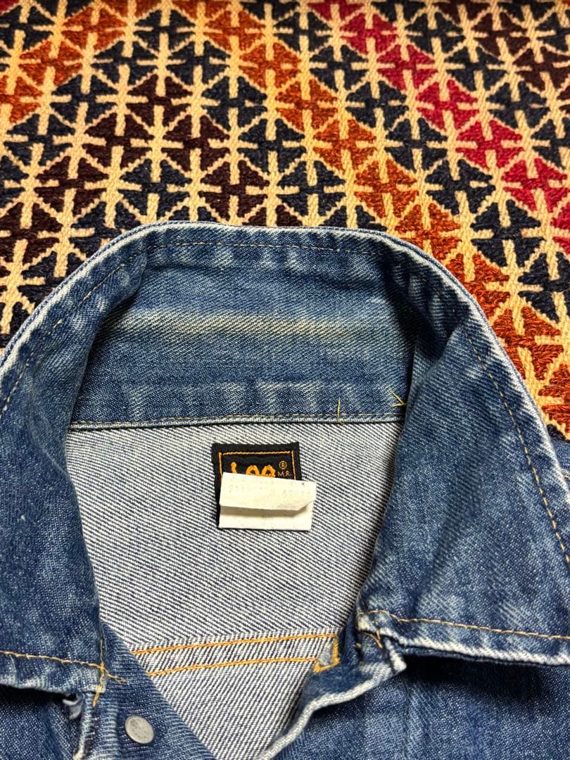 80s リー デニムジャケット 101J ヴィンテージ ジージャン 黒タグ