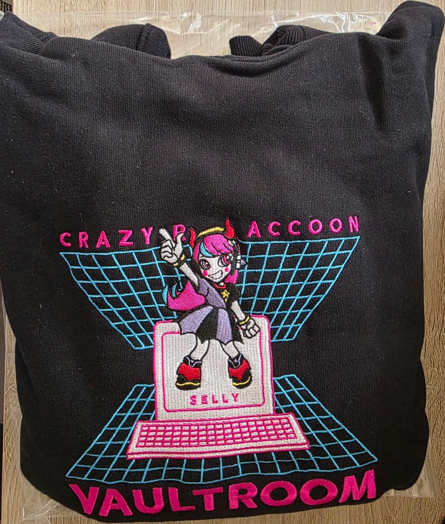 VAULTROOM×Selly コラボパーカー 中古・古着通販】vault room (ボルトルーム) CRAZY RACCOON