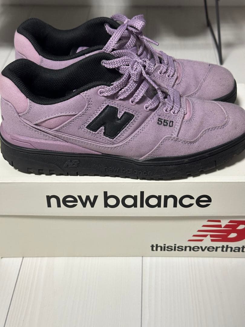 thisisneverthat × new balance 550 パープル - メルカリ