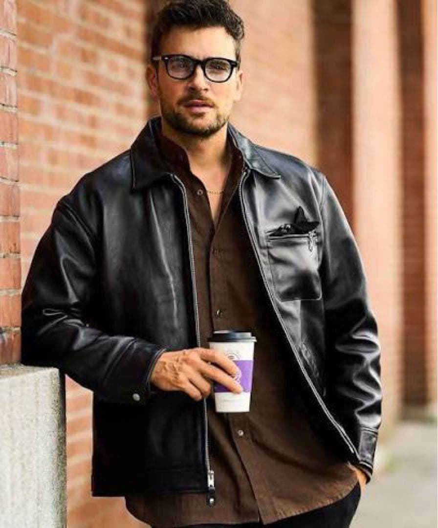 Schott レザートラッカージャケット SPECIAL LEATHER TRACKER JACKET/スペシャル レザー トラッカー