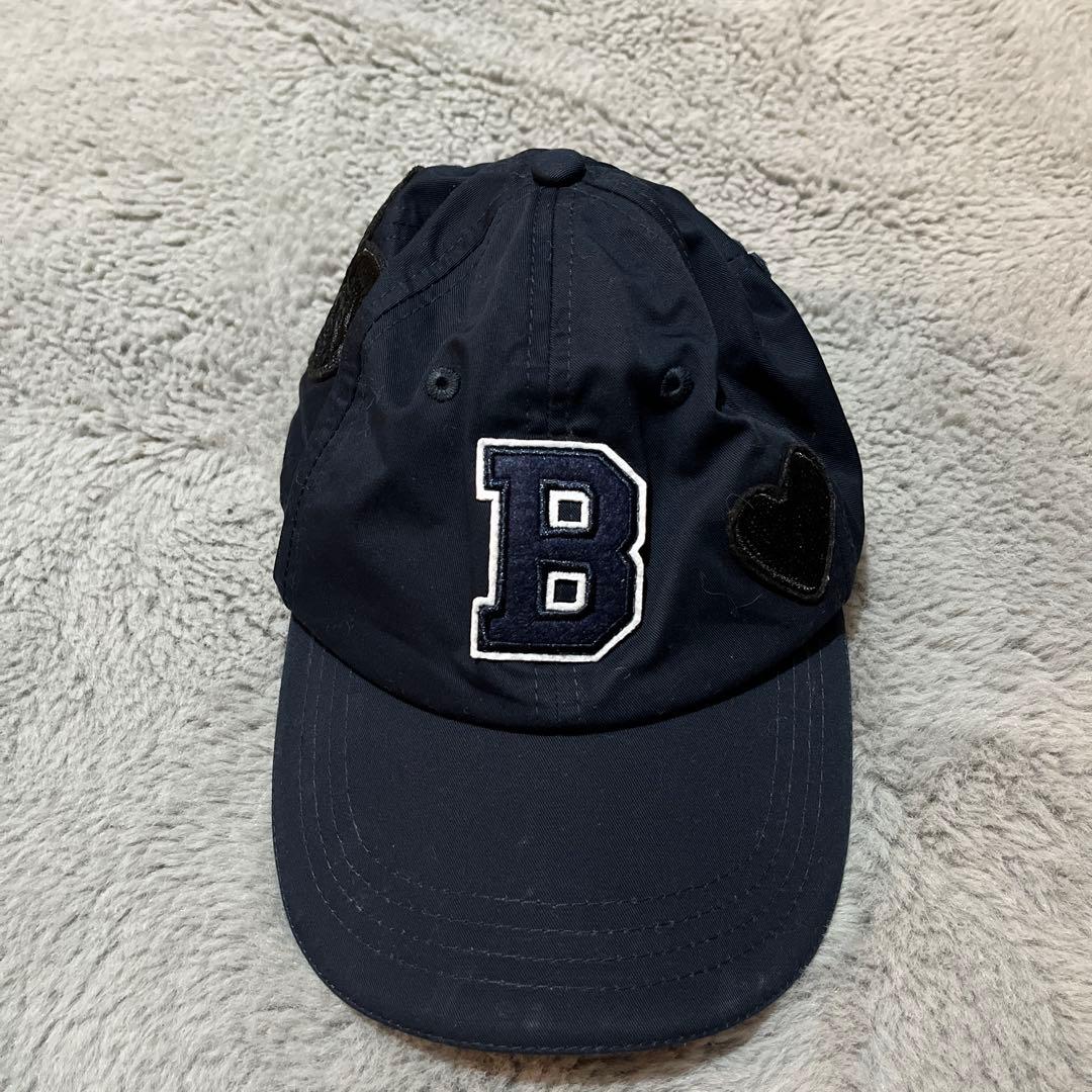 BIBIY ネイビー キャップ B刺繍 - メルカリ