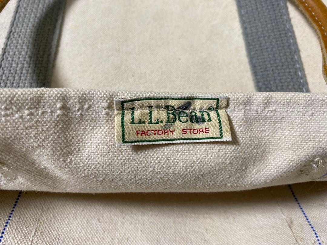 L.L.BEAN CANVAS TOTE BAG ファクトリータグ