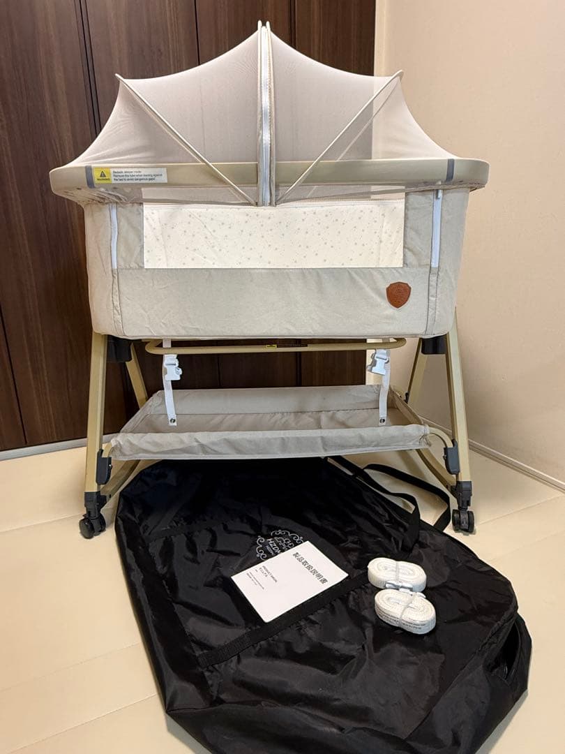 HZDMJ ベビーベット　折りたたみ HZDMJ ベビーベッド 折りたたみ ミニ 持ち運び ゆりかご 多機能 添い寝