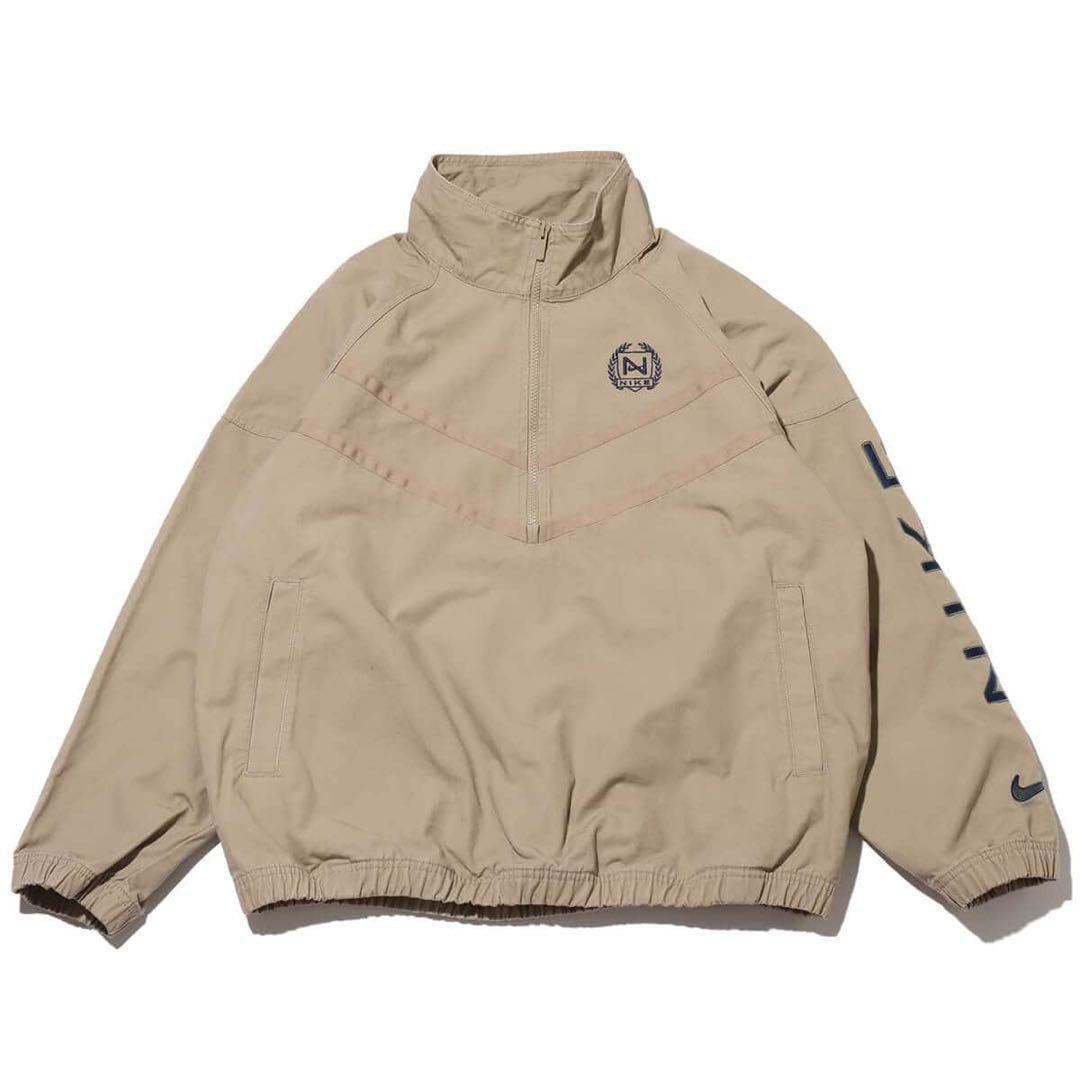 極美品 NIKE ナイキ ハーフジップ キャンバスジャケット L 岡田将生