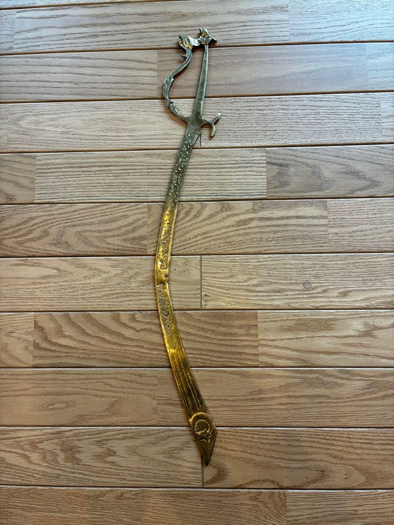 ベリーダンス ソード シミター 金色 未使用 - メルカリ