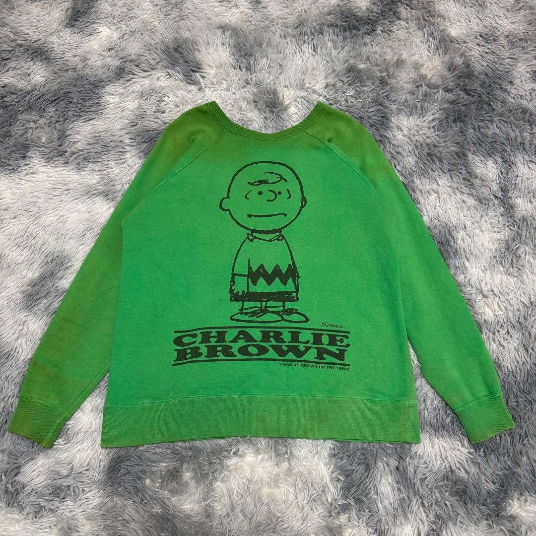 希少 60s PEANUTS BEAMS コラボ スウェット チャーリーブラウン Ray BEAMS（レイビームス）の「JUNK FOOD×Ray BEAMS / 別注スヌーピー