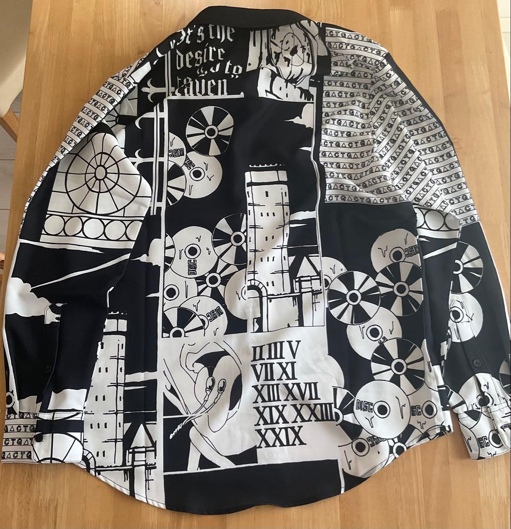 glamb E・Pucci SH 長袖シャツ M プッチ神父　ジョジョ glamb（グラム） シャツ E・Pucci SH / E・プッチシャツ 「ジョジョの