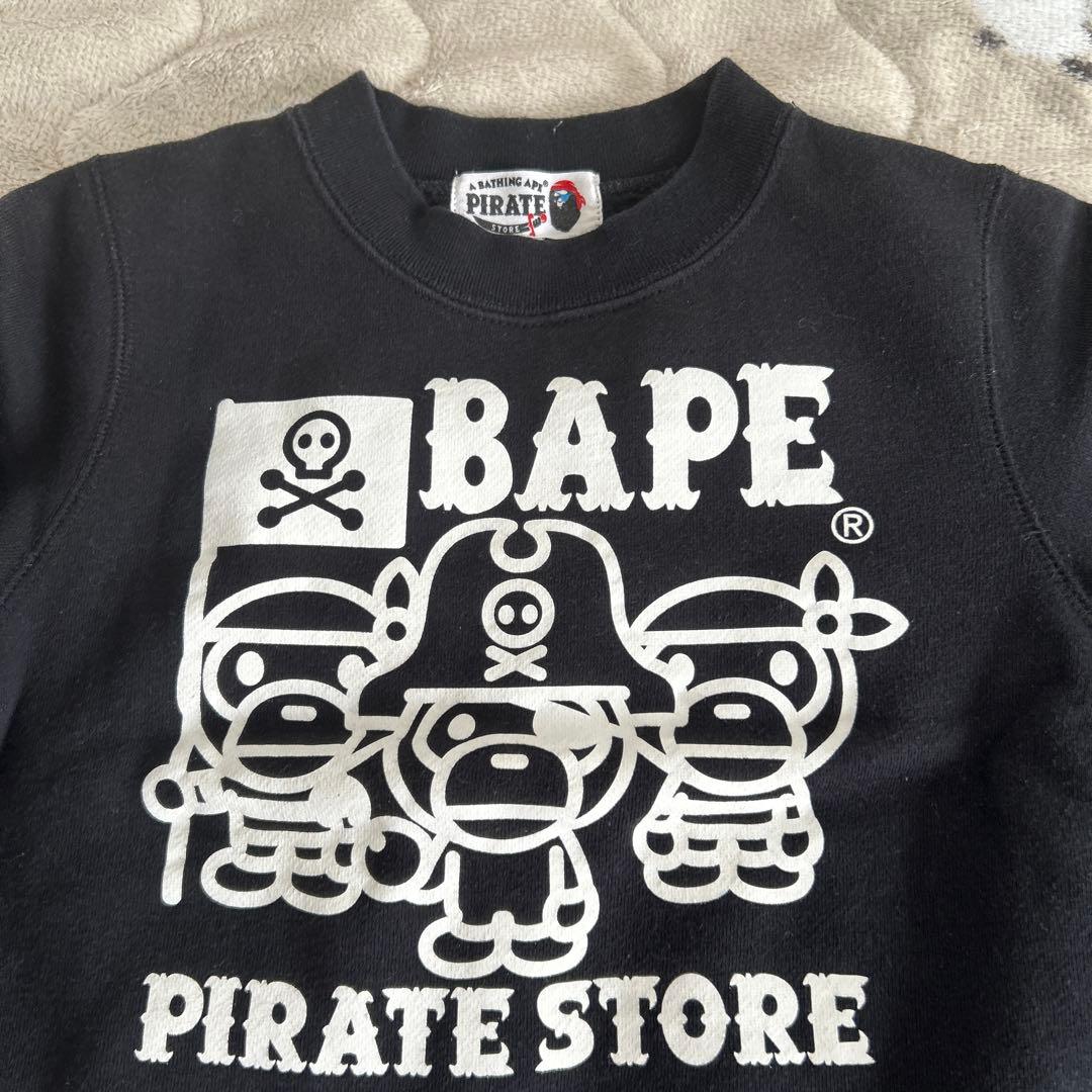 美品⭐️BAPE KIDSパイレーツストア トレーナーセット 100cm正規品