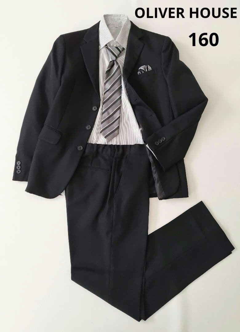 OLIVER HOUSE フォーマルスーツ 5点セット 160 卒業 入学 OLIVER HOUSE（オリバーハウス） フォーマル 発表会 卒園式 入学式