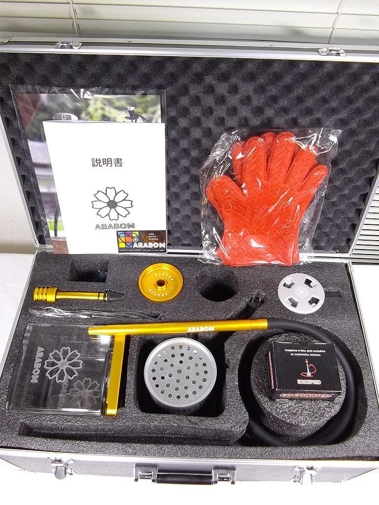 ARABOM コンパクトシーシャ 収納ボックス付きフルセット！クラウドマイクロ型 楽天市場】【正規代理店】シーシャバックス SHISHABUCKS Cloud Mini