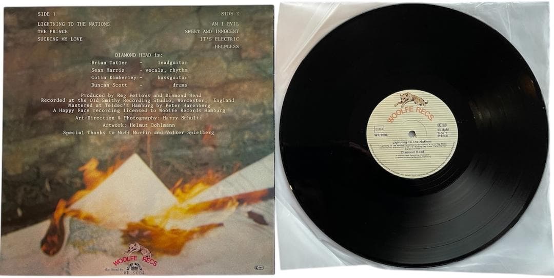 中古レコード DIAMOND HEAD メタリカがカバーしまくったバンド