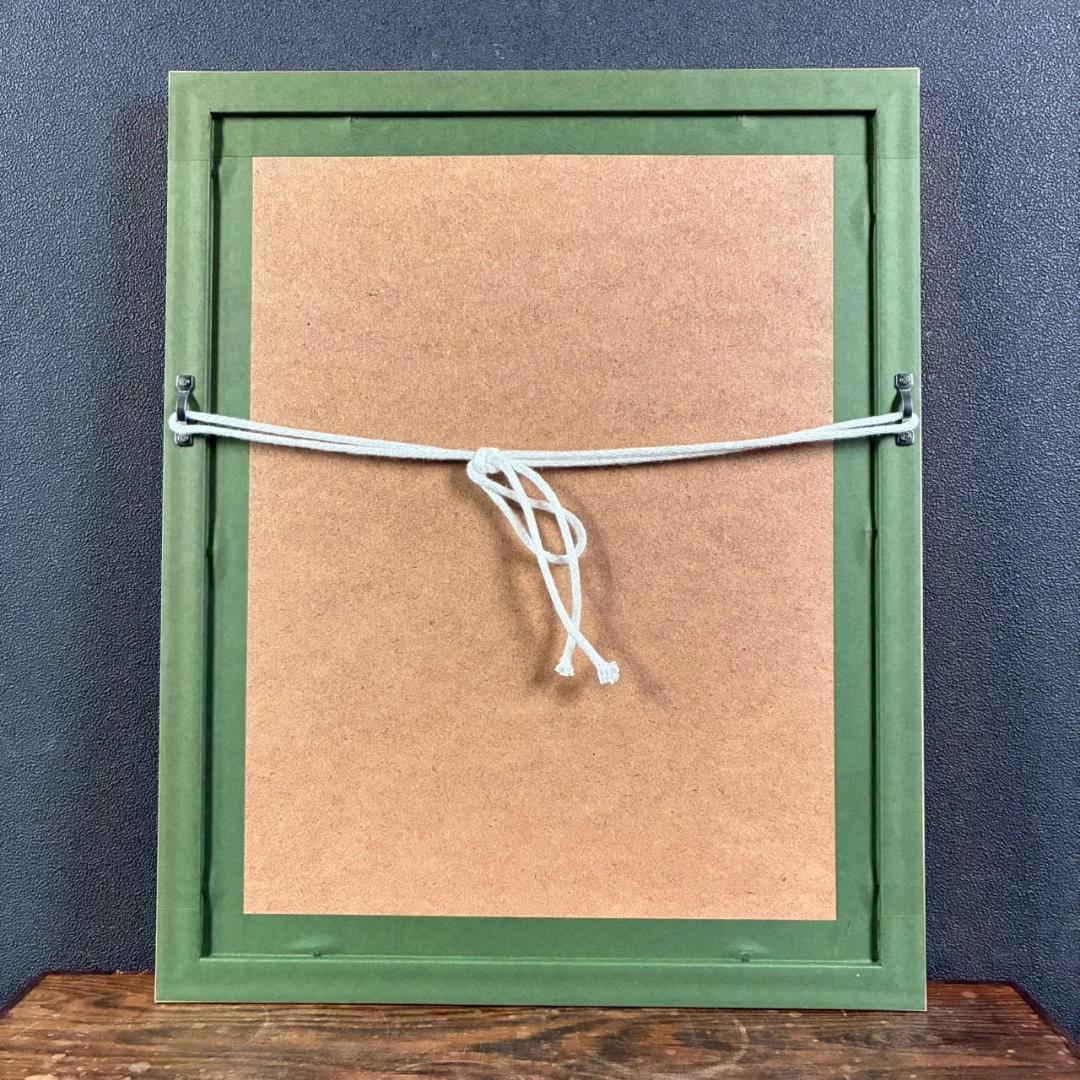 美品 藤城清治「日本の愛唄歌4月 荒城の月」レフグラフ 直筆サイン入