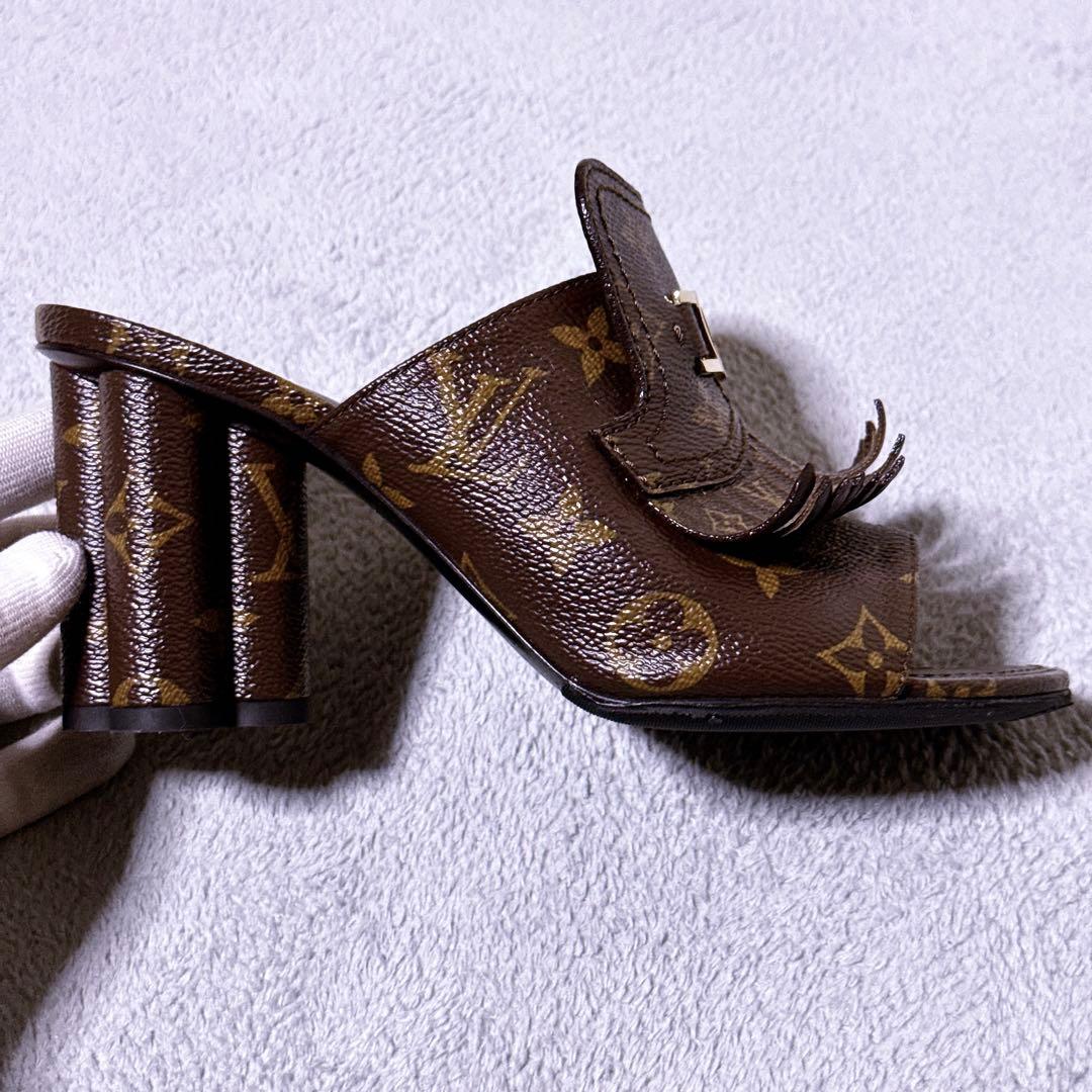 箱付き【未使用級】ルイヴィトン インディアナラインミュール