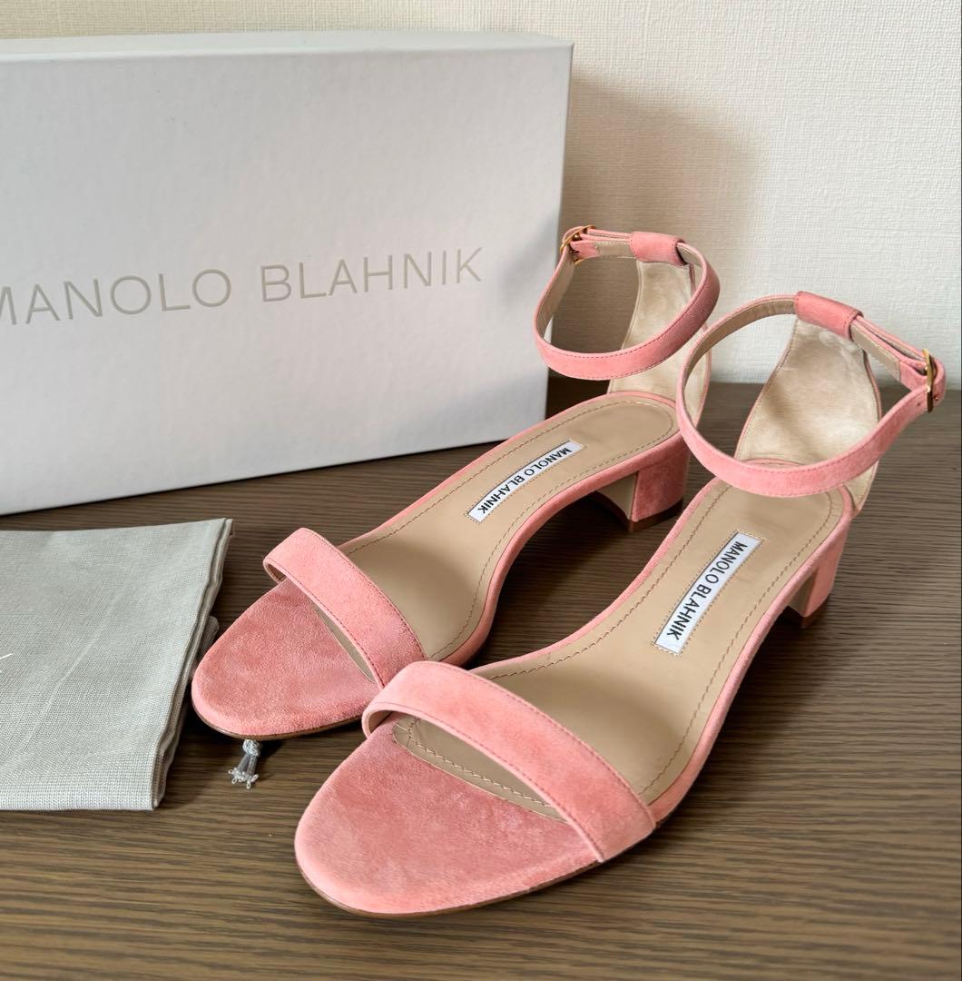 ☆新品☆ MANOLO BLAHNIK マノロ CHAFLAHI サンダル 39 - メルカリ