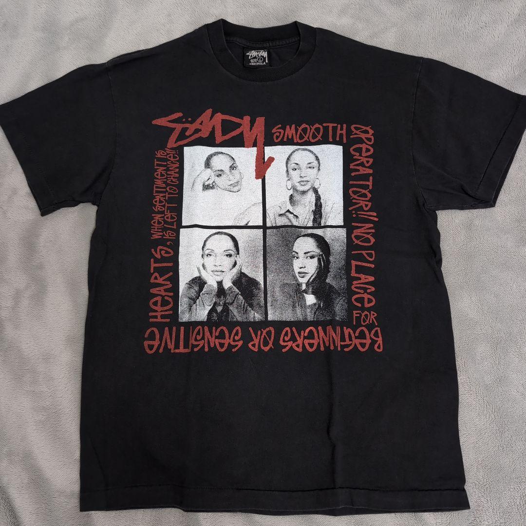 STUSSY × SADE Tシャツ 復刻 USA製 ブラック L - メルカリ