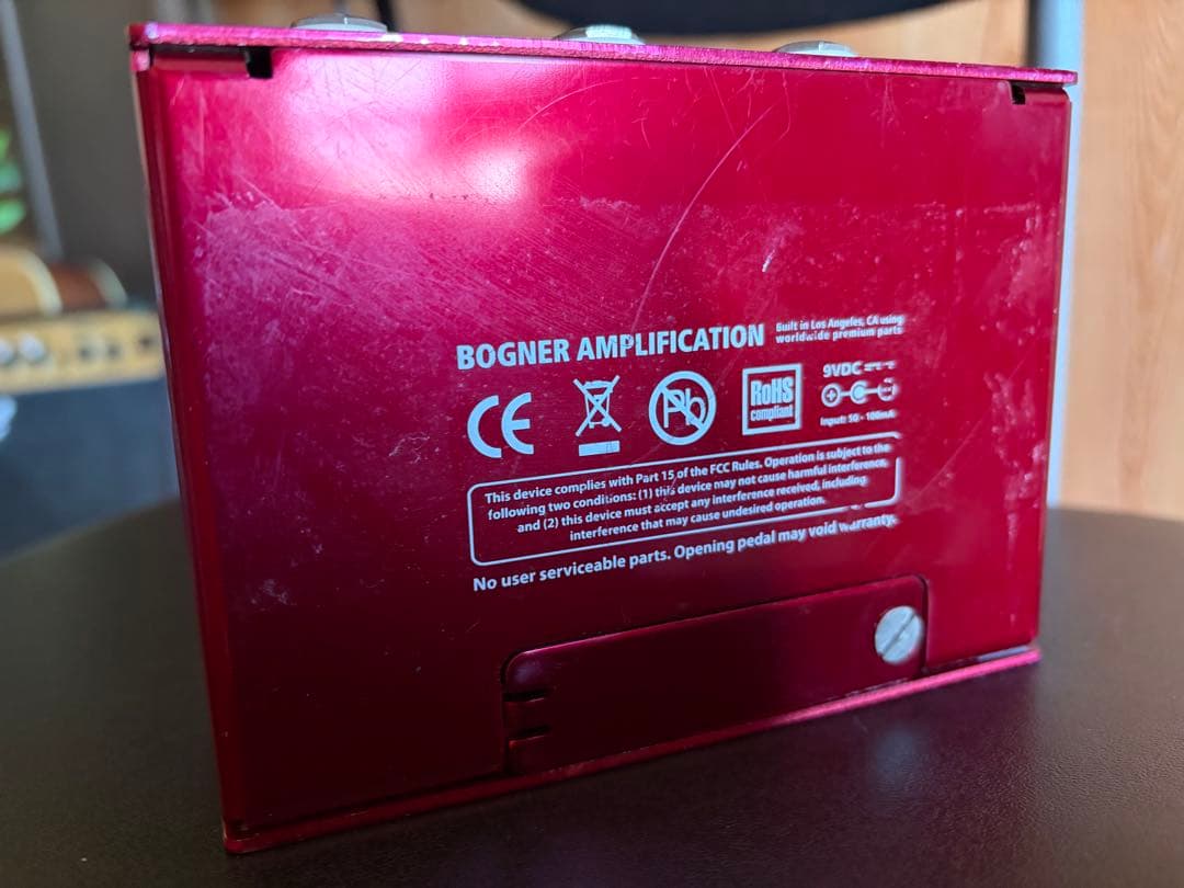 BOGNER Ecstasy Red 電池スナップに問題あり HORN LUNDY