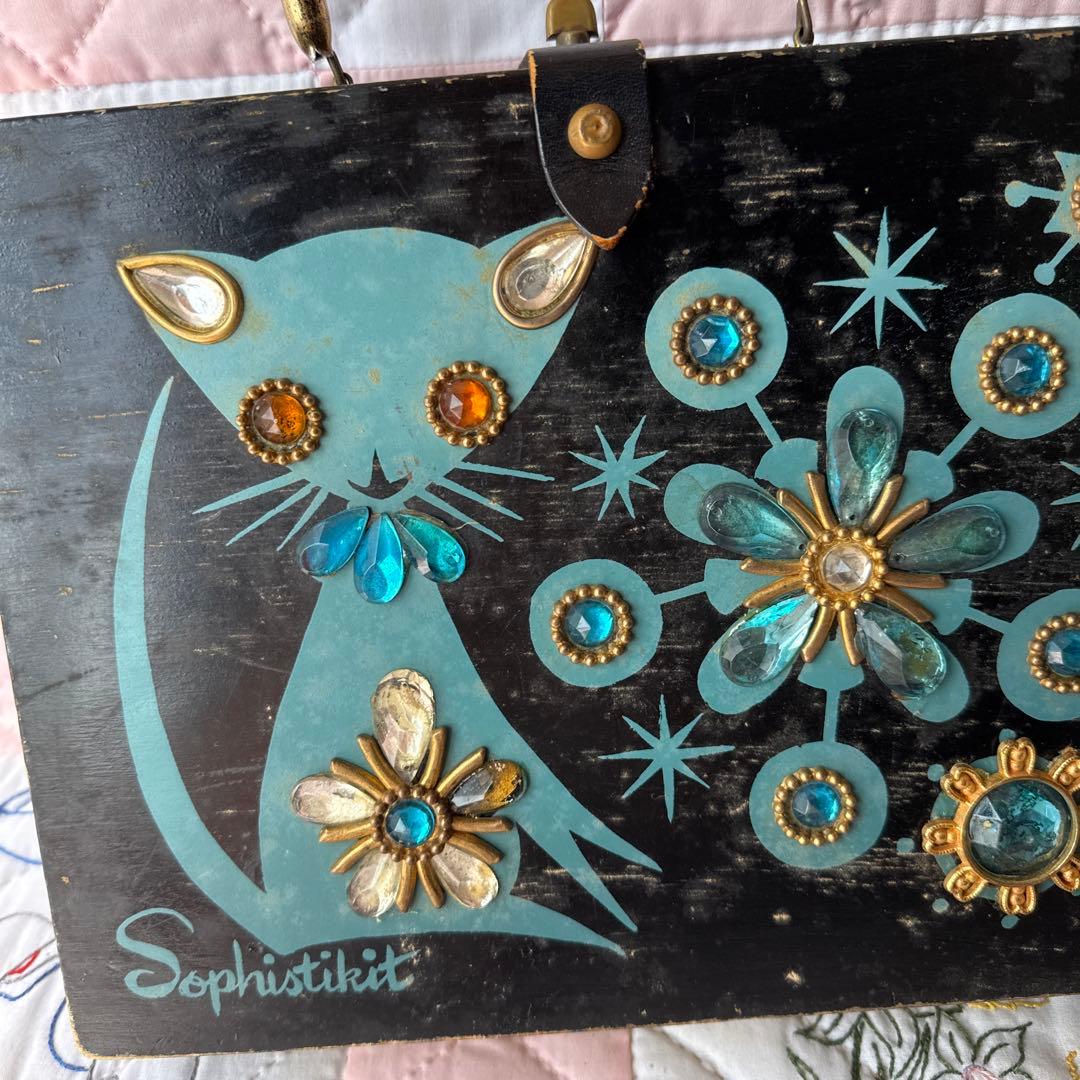 エニッドコリンズ猫アンティークビンテージ木箱