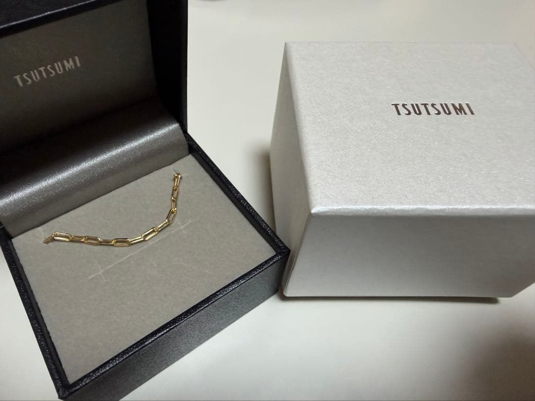 ジュエリーツツミ　チェーンブレスレット　18k 18センチ ジュエリーツツミ チェーンブレスレット K18 - メルカリ