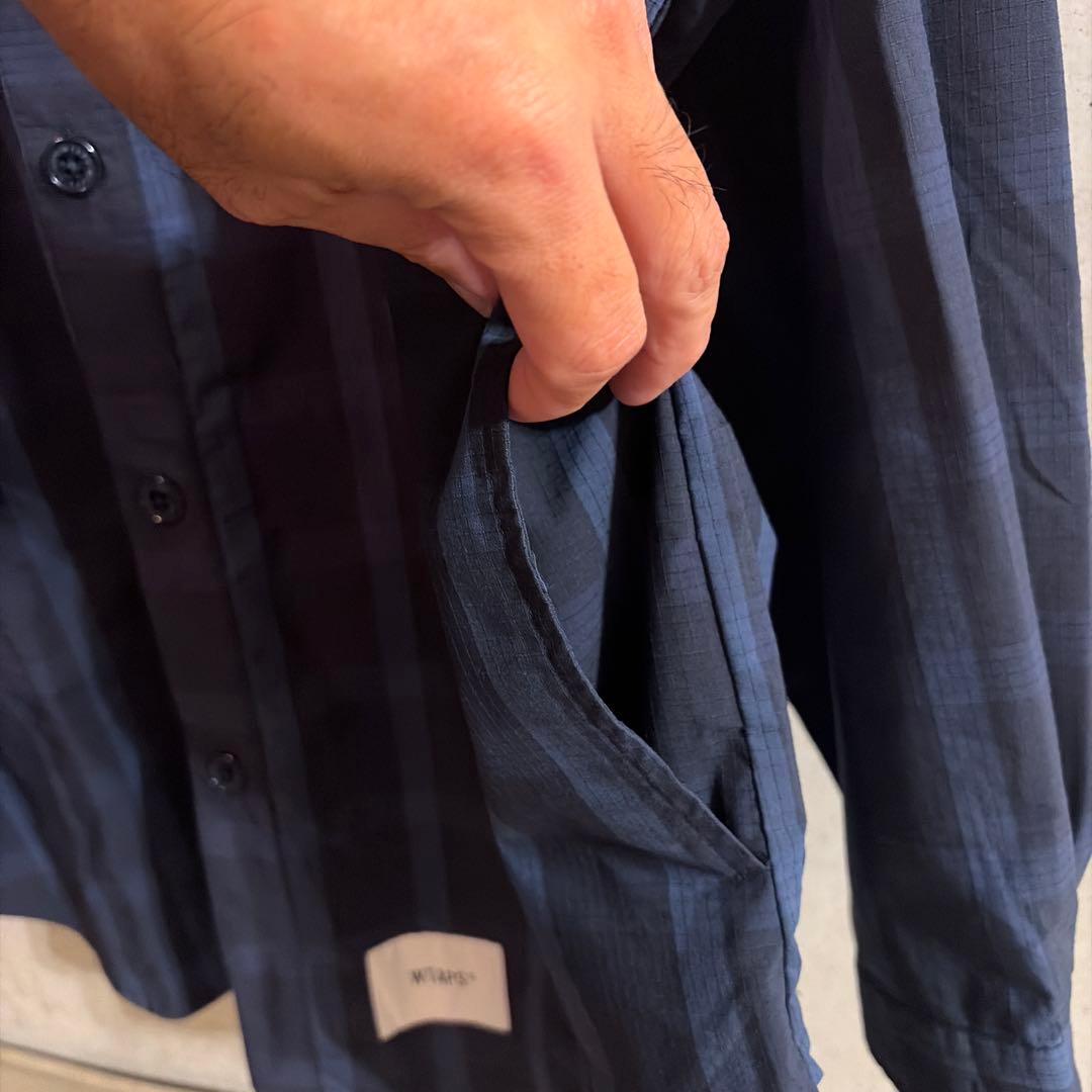 美品】WTAPS 21SS WCPO 03 Lサイズ チェックシャツ - メルカリ