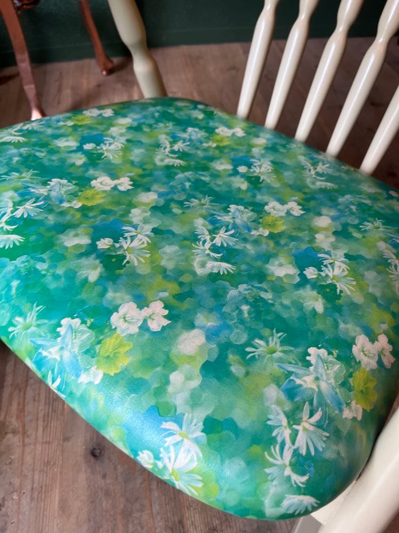 鳥取家具 ロッキングチェア 花柄 インテリア 昭和レトロ 当時物