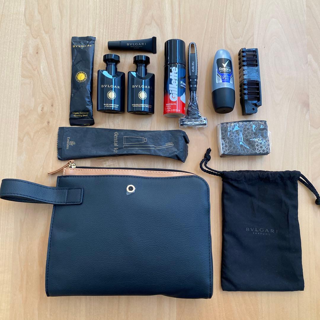 エミレーツ航空】BVLGARIブルガリ ビジネスクラス 新品 メンズ