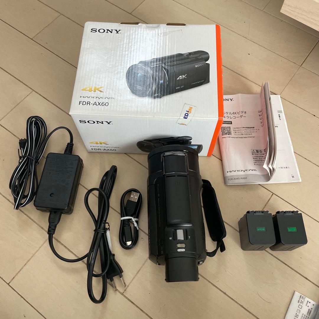 SONY FDR-AX60 4Kビデオカメラ 本体 FDR-AX60 ビデオカメラ [4K対応] SONY｜ソニー 通販 | ビックカメラ.com