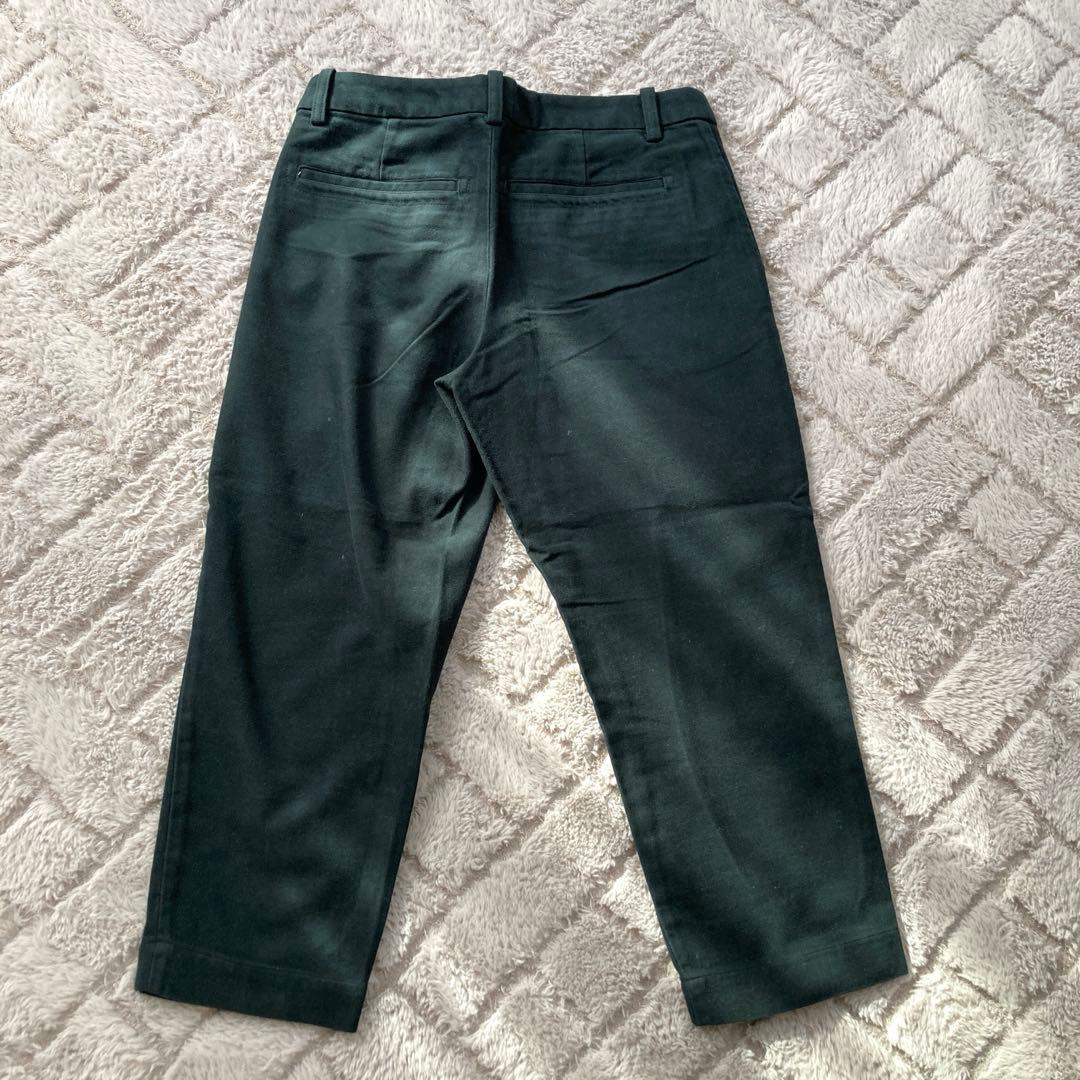 pallas palaceパラスパレス パンツ クロップドパンツダークグリーン