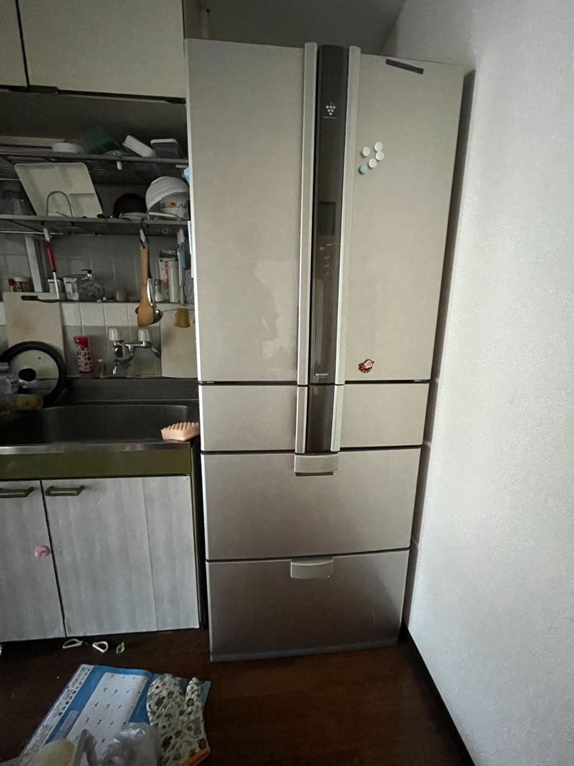 [最終値下げ]冷蔵庫 501L SJ-KF50R-S 送料込！！ 6ドア冷凍冷蔵庫 SJ-SF50P (502L)