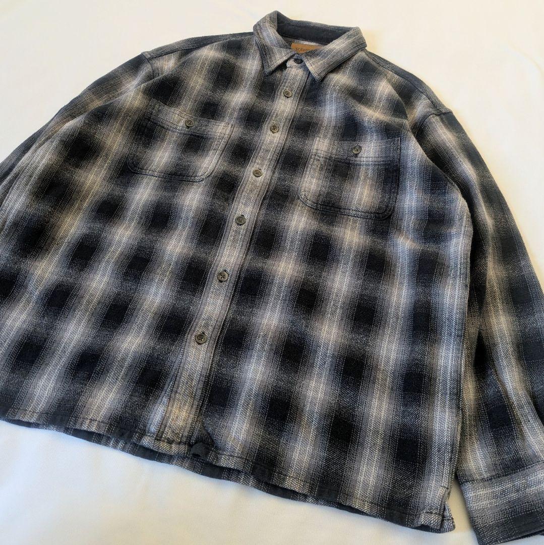 90s オンブレ St.Johns Bay ヘビネル ネルシャツ 好配色 L 黒 - メルカリ