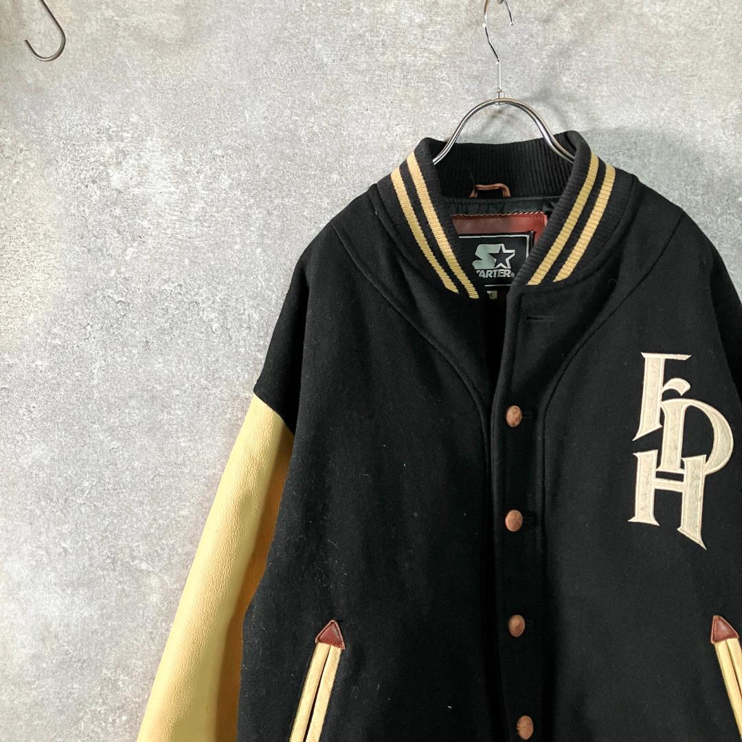 希少 STARTER スタジャン レザー 福岡ダイエーホークス 野球 1989