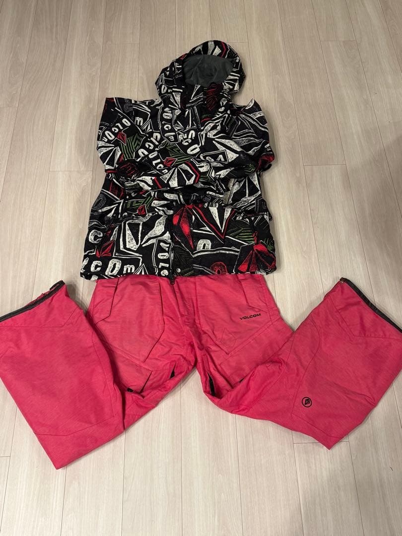 &*i様 VOLCOM スノーボードウェア メンズ上下セットM〜L相当 VOLCOM（ボルコム） 23-24 VOLCOM/ボルコム LONGO pullover メンズ