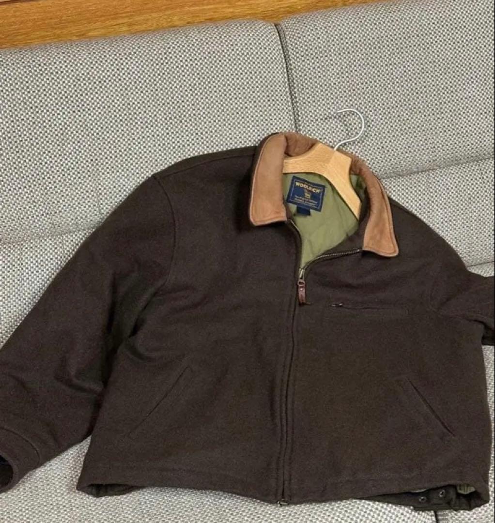 WOOLRICH ブラウン ジップアップジャケット WOOLRICH（ウールリッチ）の「WOOLRICH / ポリエステルコットン