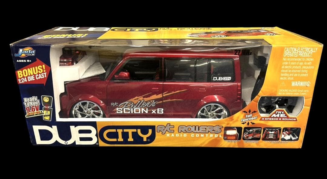 DUB CITY 1/10 大型ラジコン サイオン Scion xB Jada Toys Dub City Scion xB Black Loose – carolinasdiecast