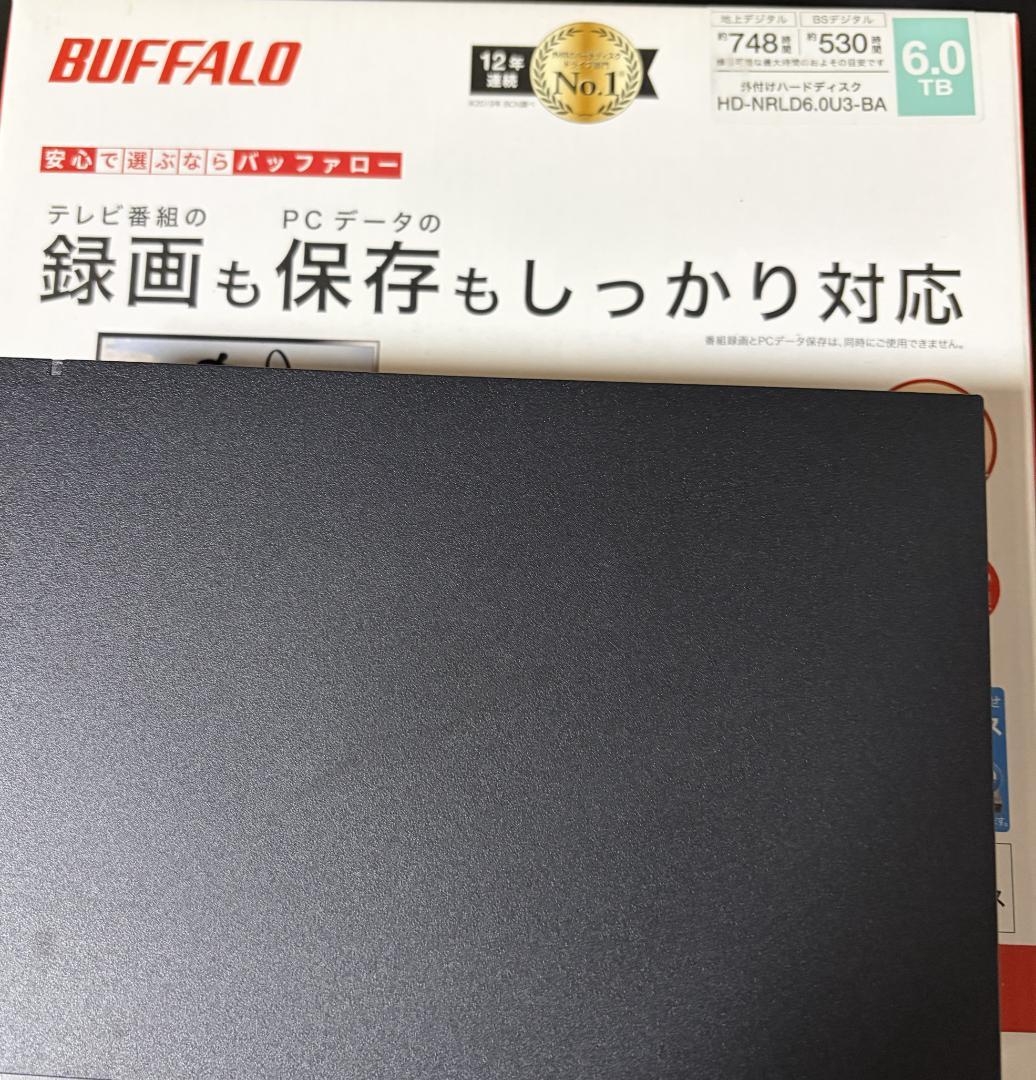 HD-NRLD6.0U3-BA 6TB　中古 BUFFALO HD-NRLD6.0U3-BA [HD-NRLD-Aシリーズ 6TB USB3.0] HDD